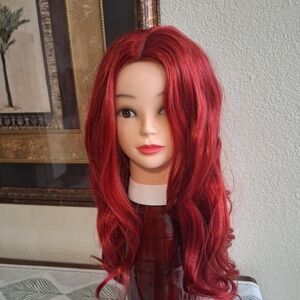 Vibrant Red Women's Hair Wig